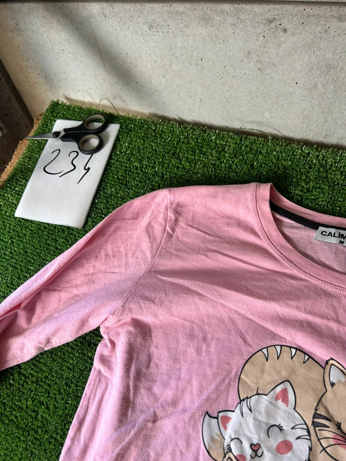 Sudadera con capucha rosa con motivos vintage calimera – photo 7